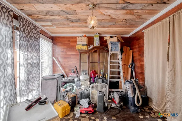 a view of storage and utility room