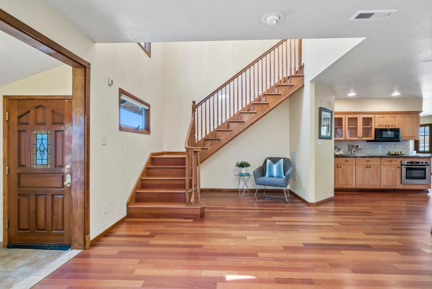380 Sims Road Santa Cruz, CA 95060 - Photo 20 of 72 a view of entryway and hall with wooden floor