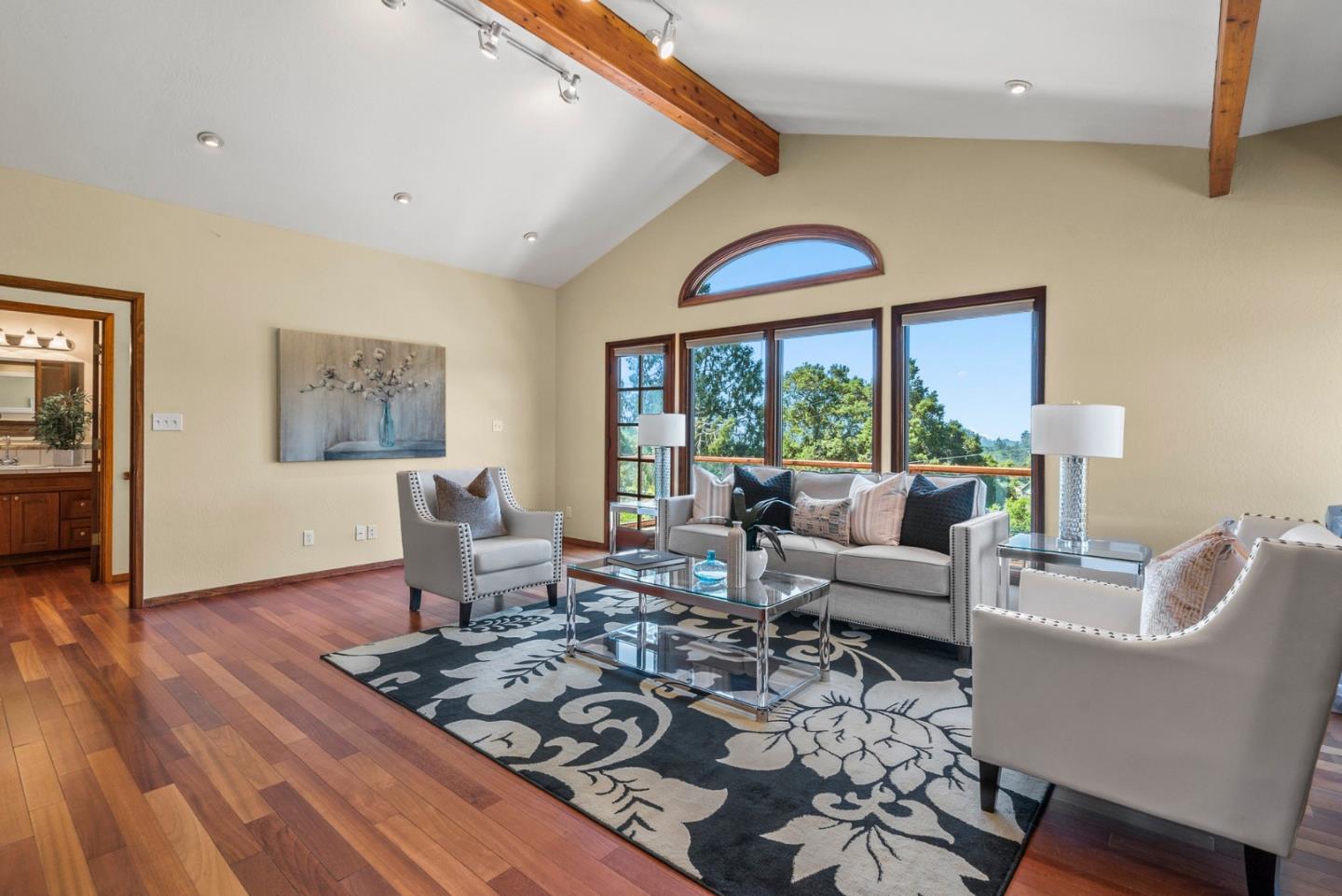 380 Sims Road Santa Cruz, CA 95060 - Photo 31 of 72 a living room with furniture and a large window
