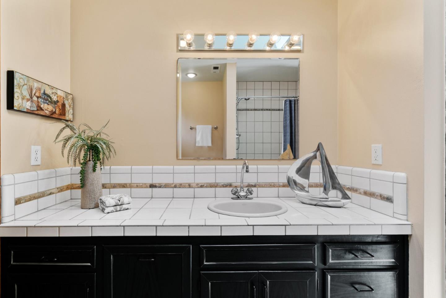 380 Sims Road Santa Cruz, CA 95060 - Photo 41 of 72 a bathroom with a sink and a mirror