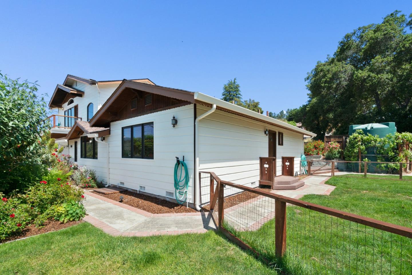 380 Sims Road Santa Cruz, CA 95060 - Photo 65 of 72 a front view of a house with garden