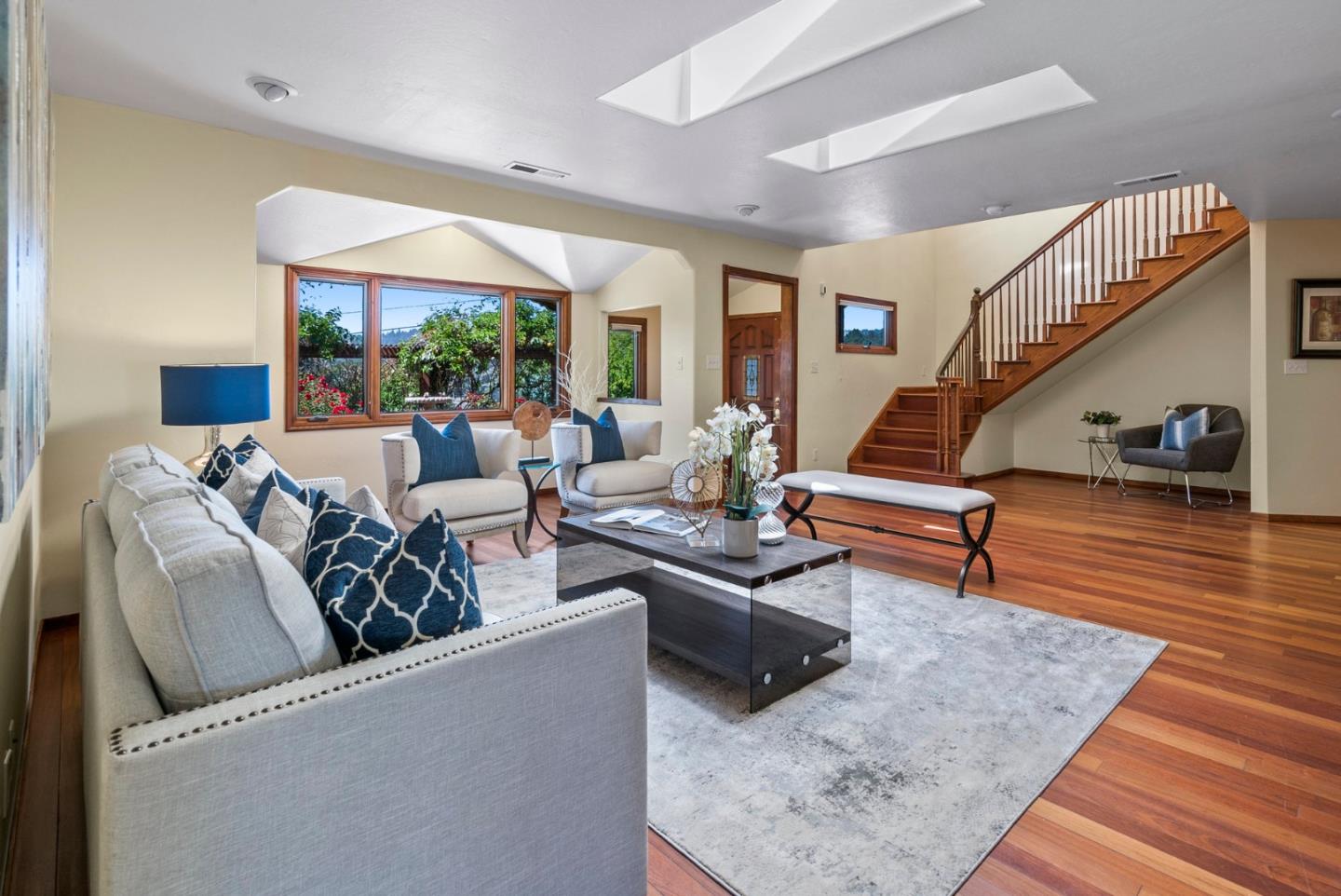 380 Sims Road Santa Cruz, CA 95060 - Photo 10 of 72 a living room with furniture and a wooden floor