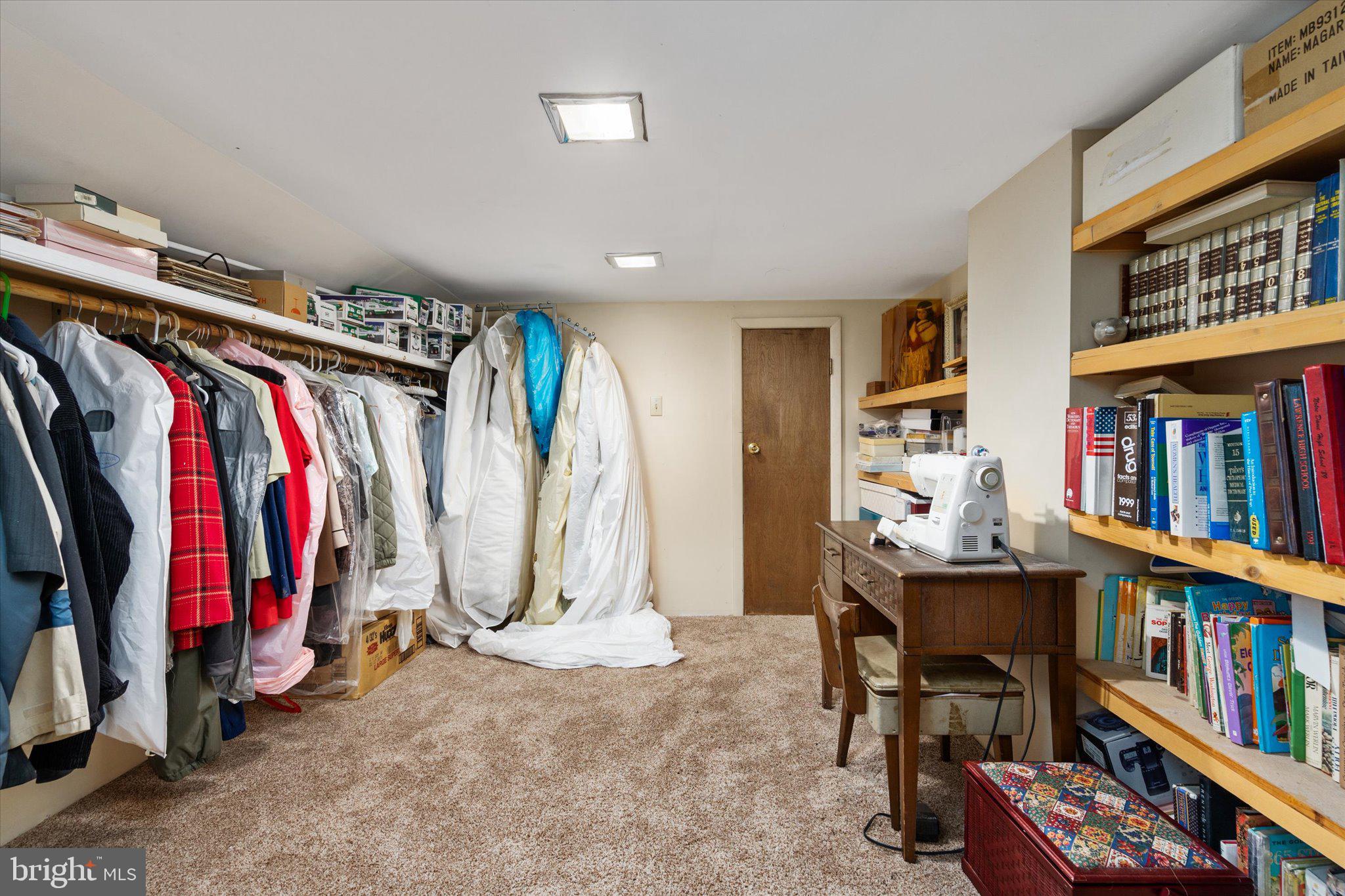 85 Line Road Trenton, NJ 08690 - Photo 27 of 38 Bedroom 2 Large Walk-in Closet with Attic Space