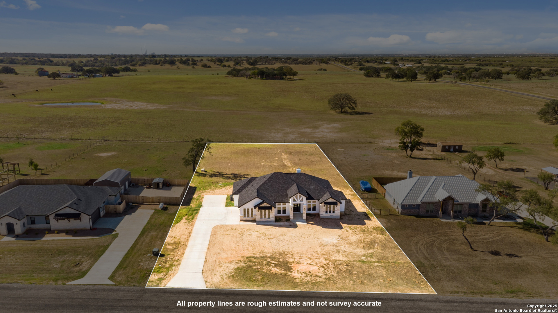 116 Western Way Adkins, TX 78101 - Photo 6 of 50 swimming pool view with a lake view