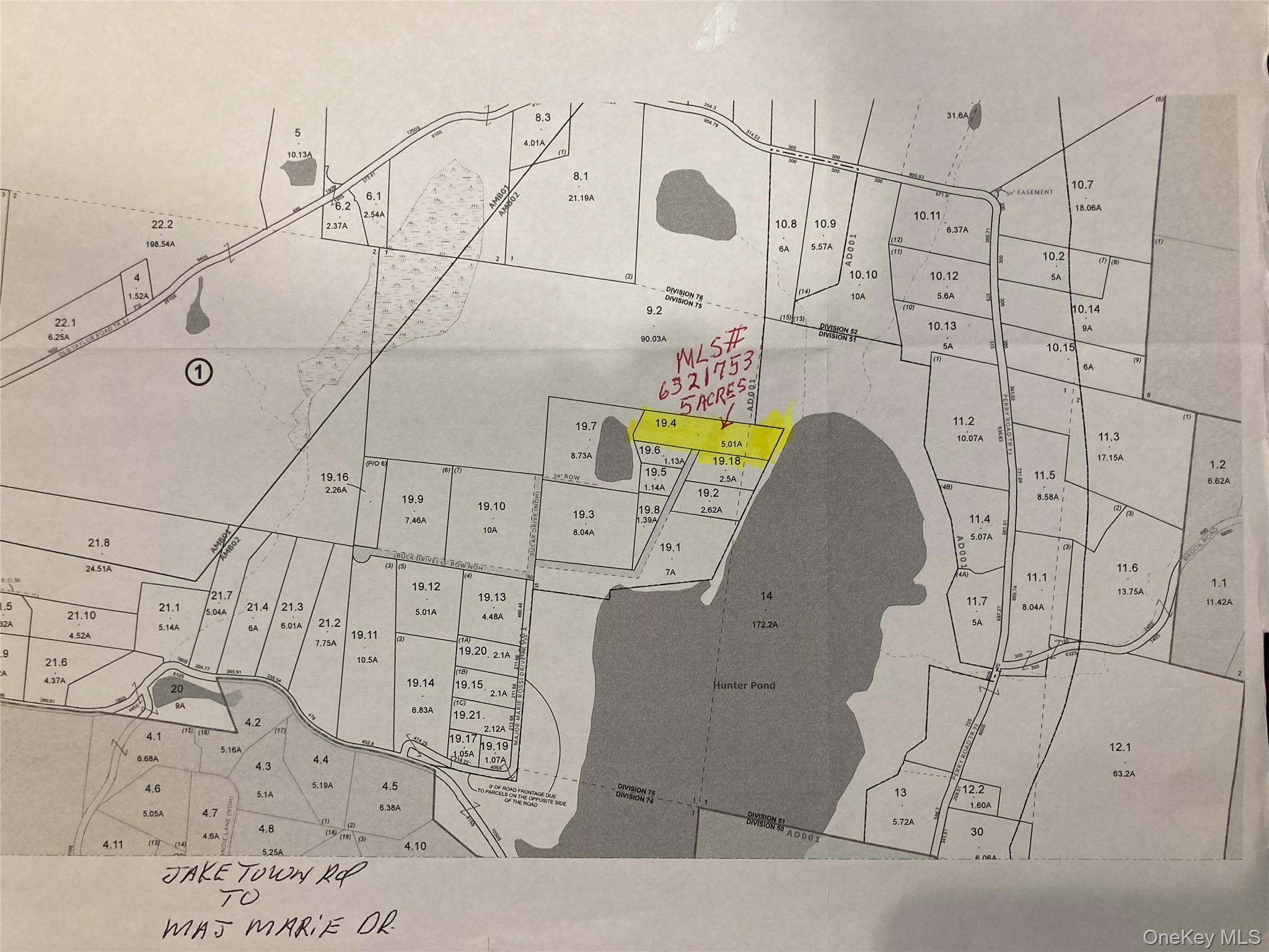 Jaketown Road Monticello, NY 12701 - Photo 2 of 6 Map of parcels
