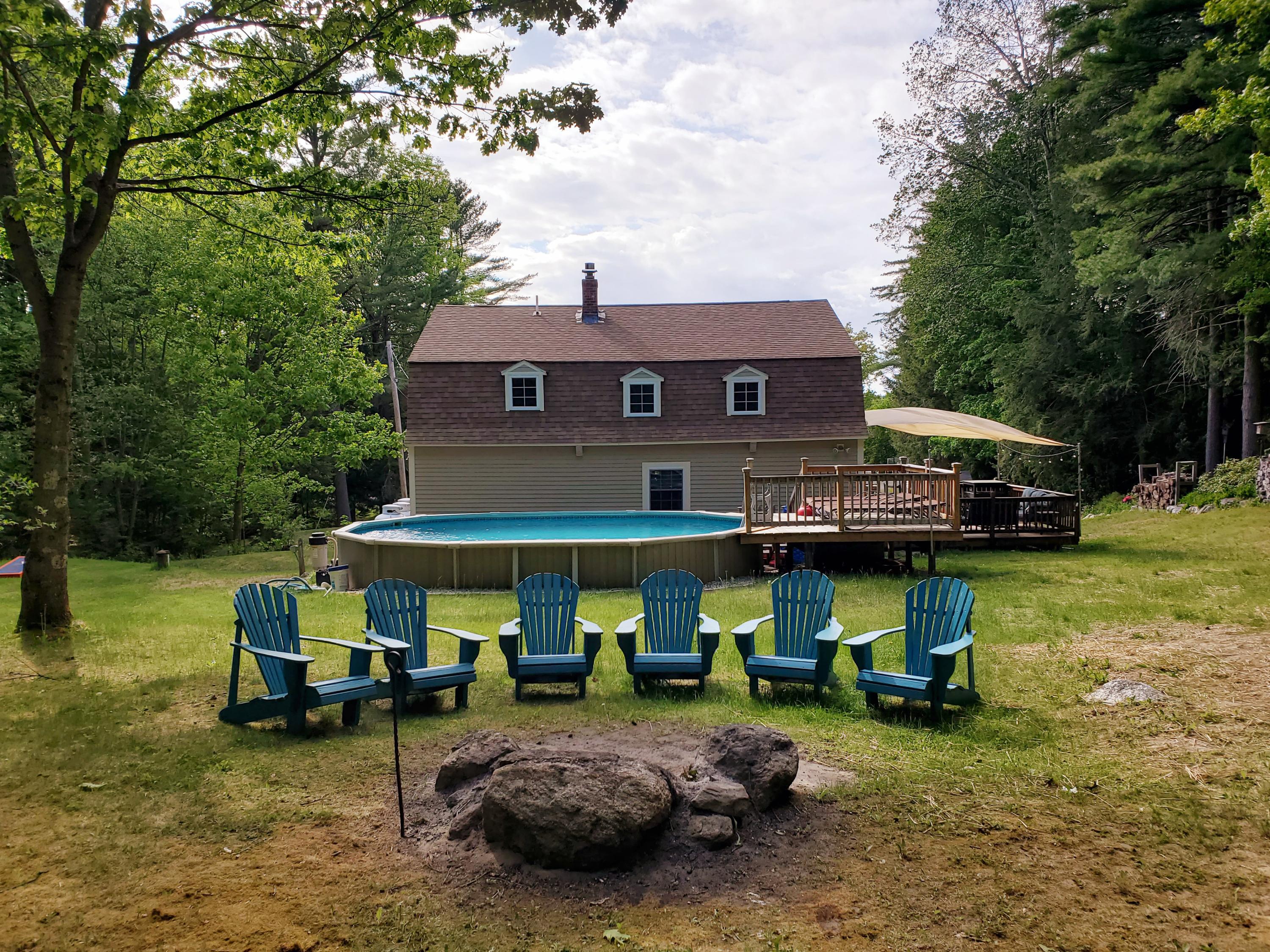178 Davis Road Durham, ME 04222 - Photo 9 of 59 backyard/firepit