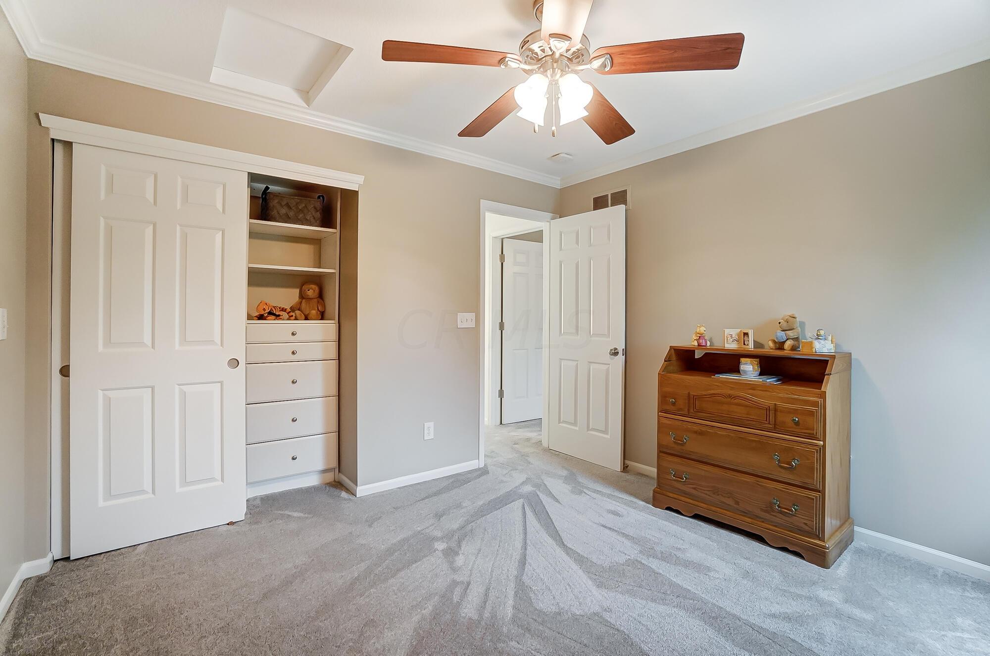 5674 Steward Road Galena, OH 43021 - Photo 61 of 82 Bedroom 3 with organized closet system & new carpet