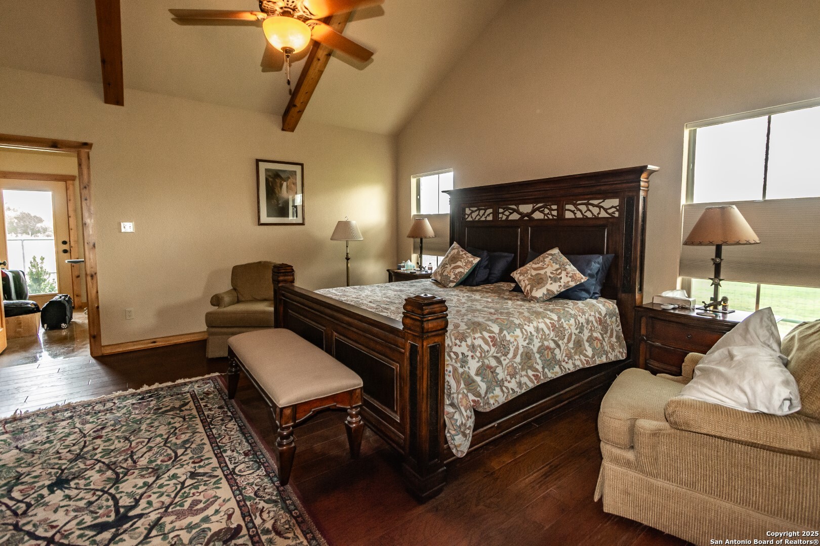 2657 West Sabinal Road Utopia, TX 78884 - Photo 11 of 30 a bedroom with a bed and a couch