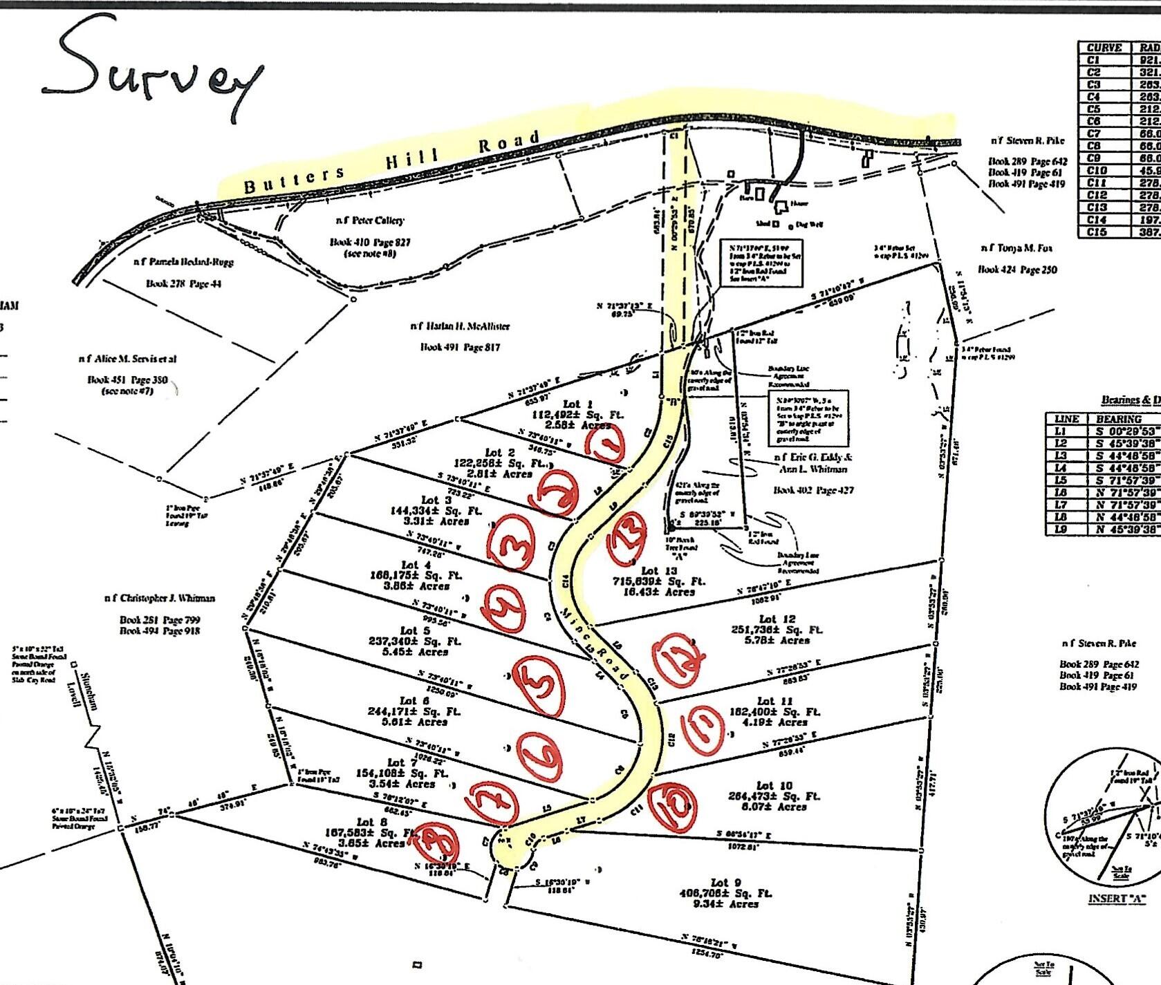 Lot 4 Mine Road Stoneham, ME 04231 - Photo 5 of 5 Merrill Farm Survey