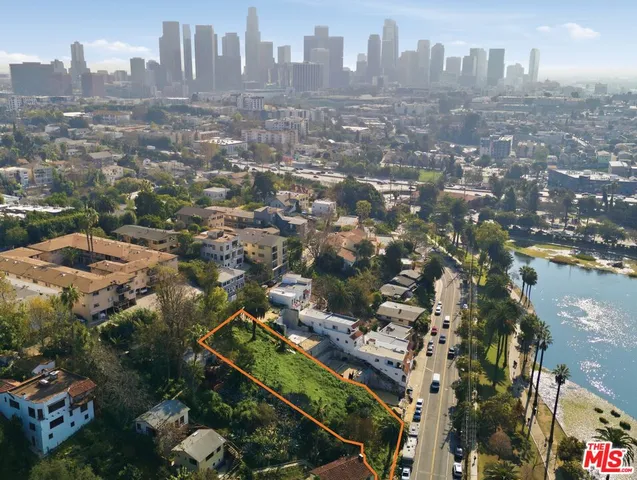 an aerial view of city