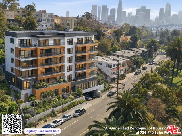 a view of a city with tall buildings