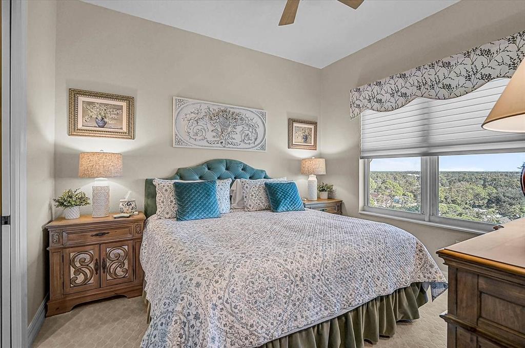 409 North Point Road, Unit 902 Osprey, FL 34229 - Photo 26 of 59 a bedroom with a bed a dresser and next to a window