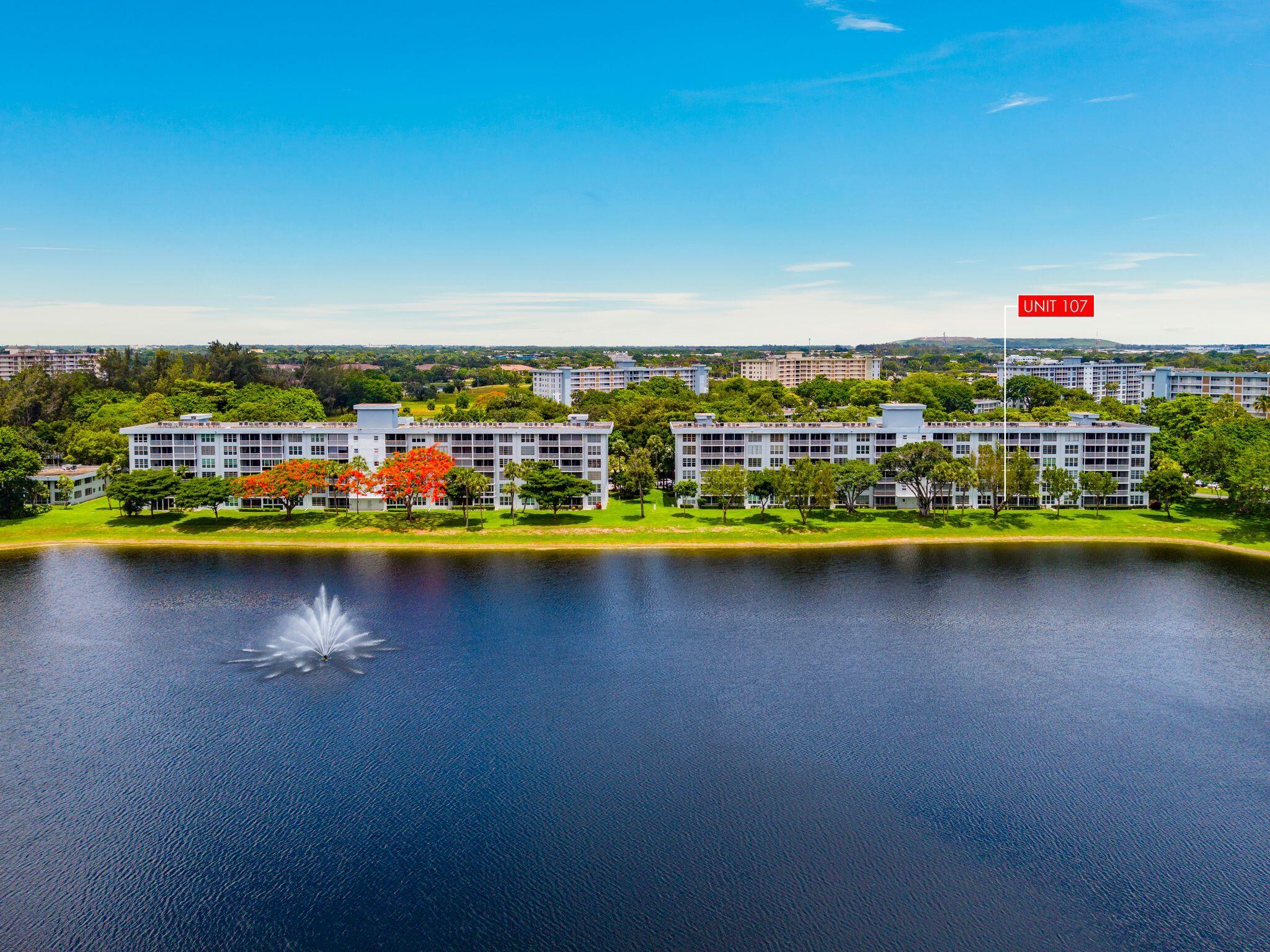 3100 North Course Lane, Unit 107 Pompano Beach, FL 33069 - Photo 31 of 32 30. 3100 N Course Ln Unit 107 Aerial 2