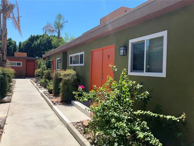 an aerial view of residential house with an outdoor space