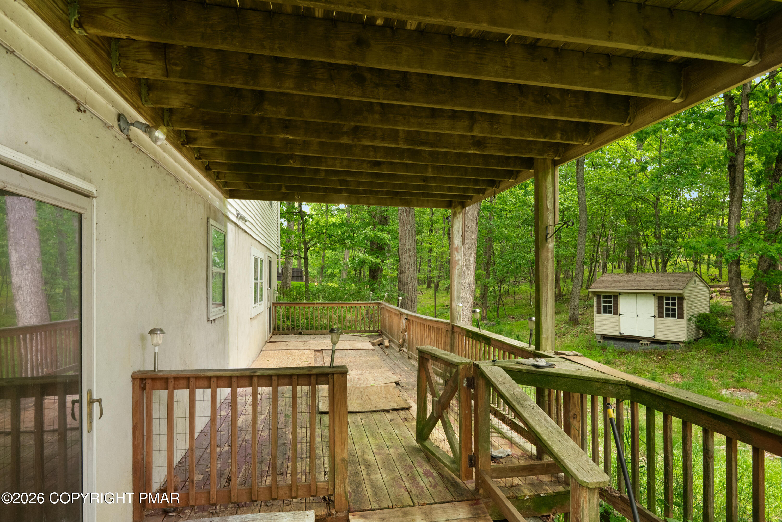2289 Walnut Trail Bushkill, PA 18324 - Photo 30 of 32 Back lower deck