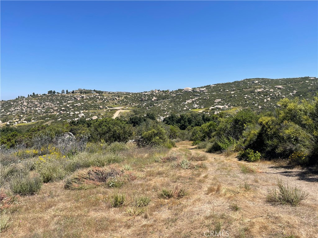 0 Tanager Hemet, CA 92544 - Photo 7 of 17 a view of a yard with a mountain in the background