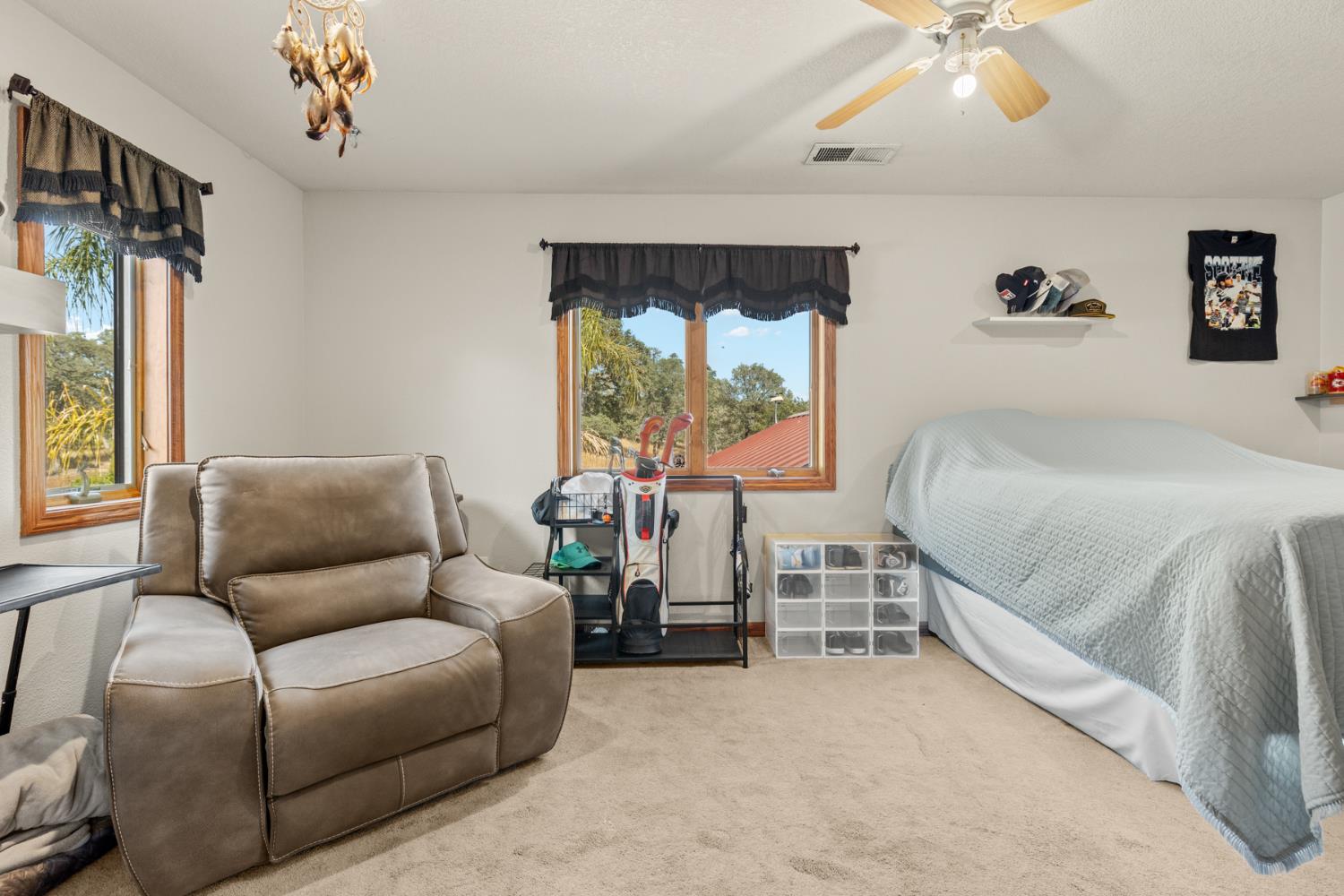 45 Lighthouse Lane Bangor, CA 95901 - Photo 22 of 63 a bedroom with a bed couch and window