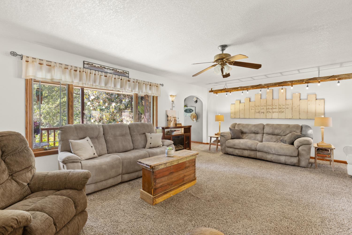 45 Lighthouse Lane Bangor, CA 95901 - Photo 8 of 63 a living room with furniture and a large window
