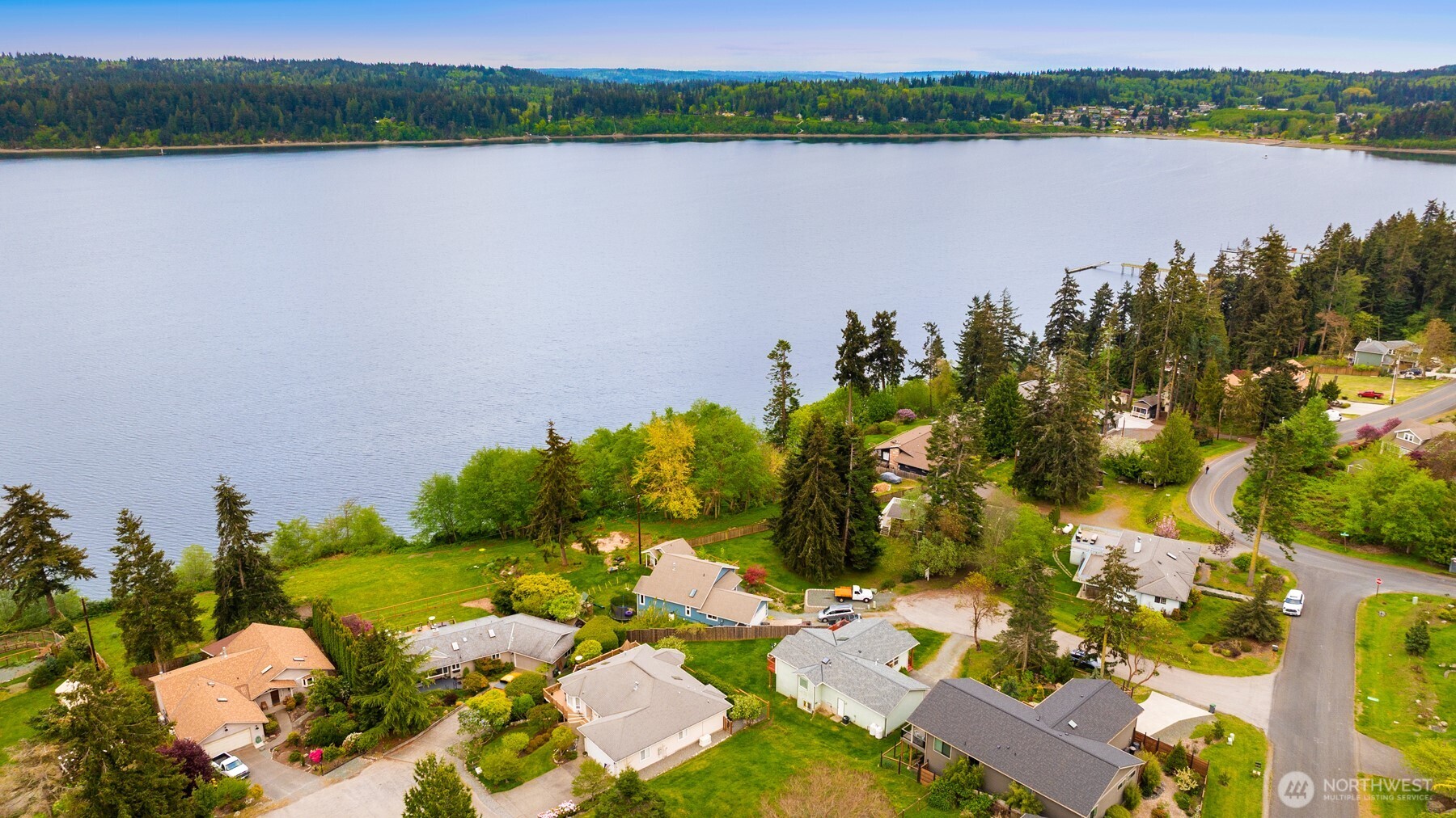 1409 Commodore Place Freeland, WA 98249 - Photo 36 of 38 a view of lake with green space