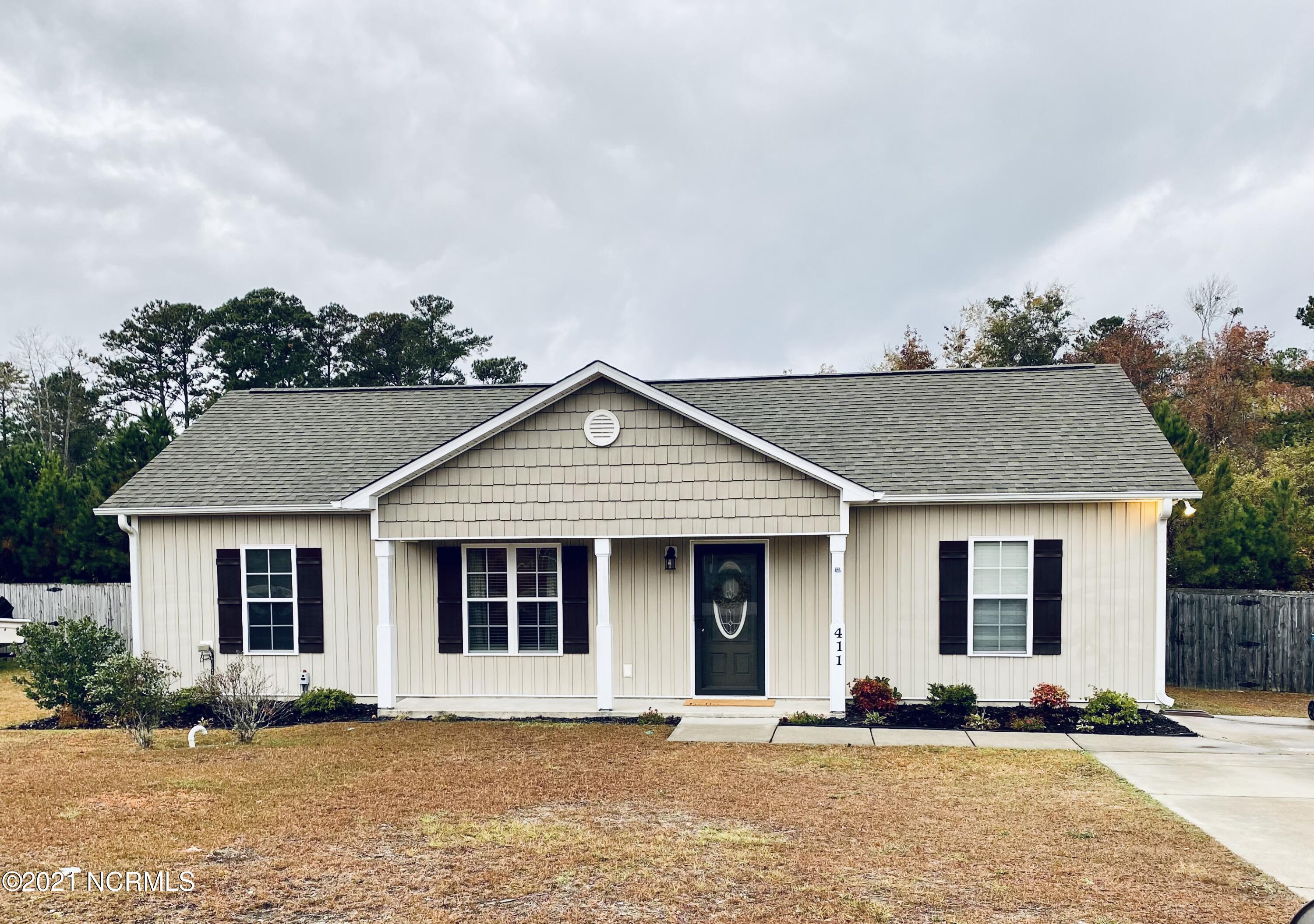 411 North Hines Street Holly Ridge, NC 28445 - Photo 1 of 1 Front View