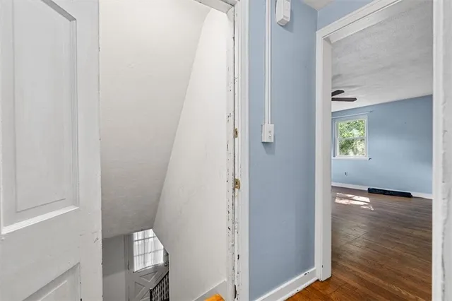wooden floor in a gallery