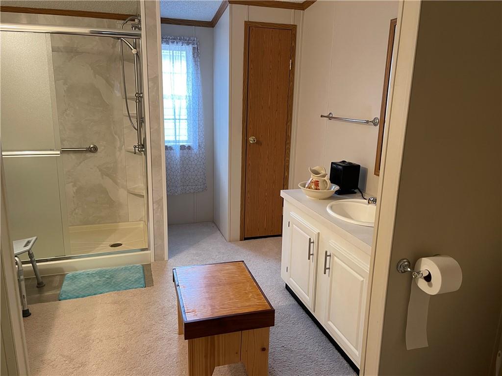168 Big Rock Road Berlin, PA 15530 - Photo 15 of 25 a bathroom with a sink a toilet and shower