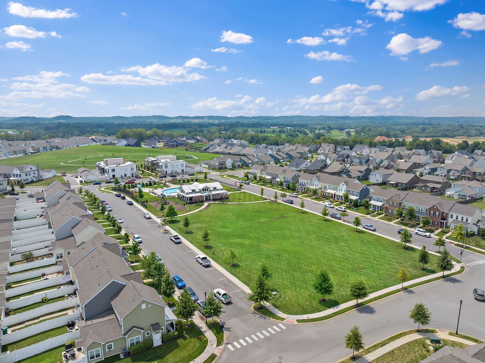 3024 Shandor St Spring Hill Spring Hill, TN 37174 - Photo 62 of 63 an aerial view of a residential houses with outdoor space
