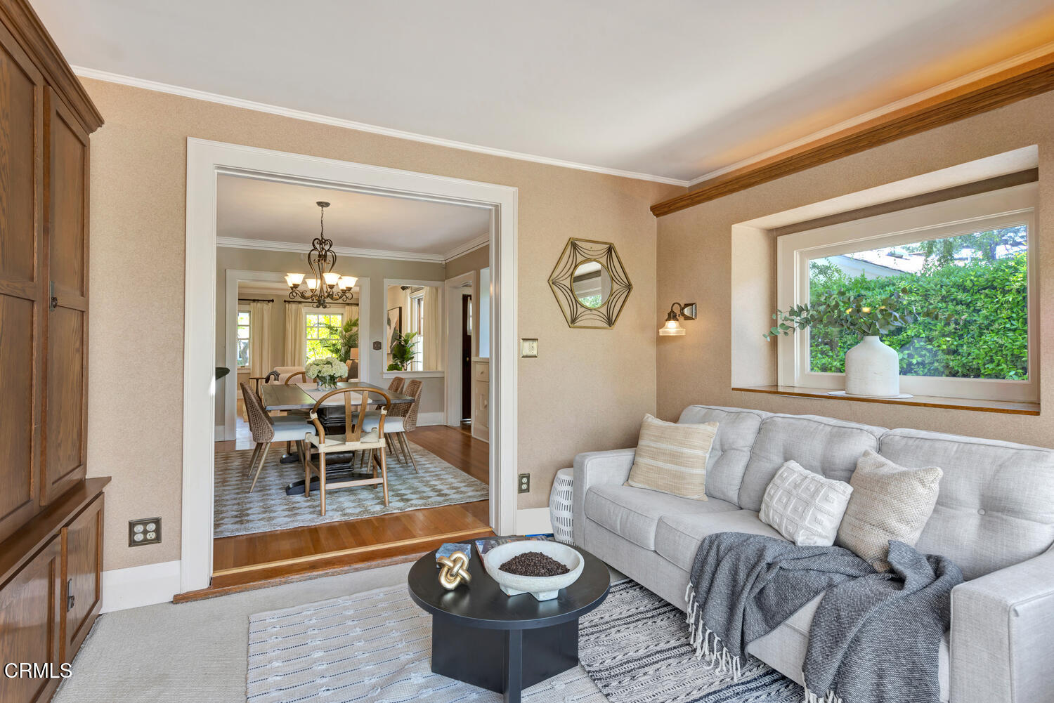 465 Alpine Street Pasadena, CA 91106 - Photo 17 of 45 a living room with furniture and a large window