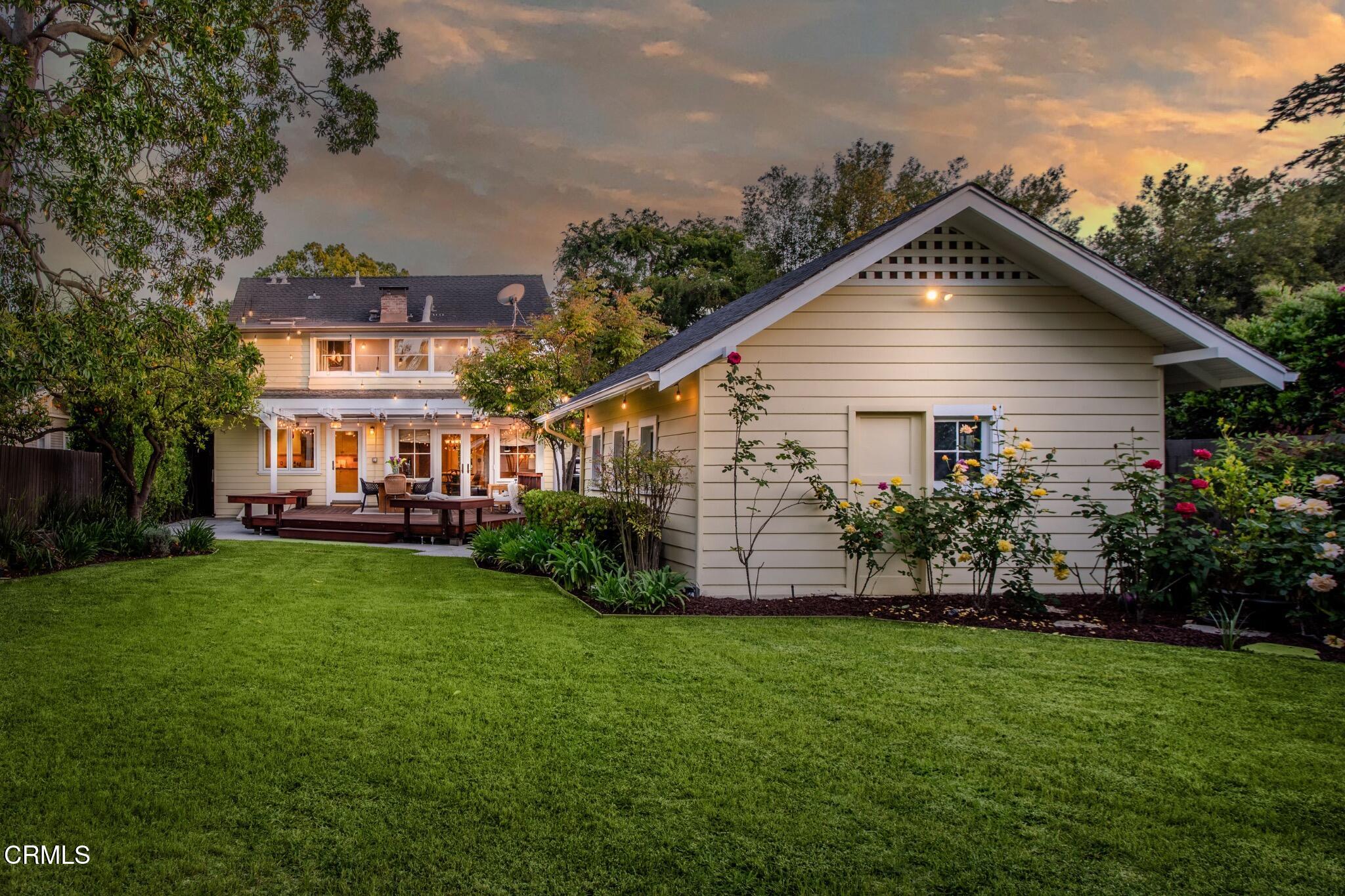 465 Alpine Street Pasadena, CA 91106 - Photo 37 of 45 a front view of a house with garden