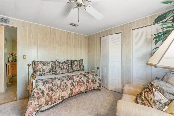 a view of a garden with an outdoor seating