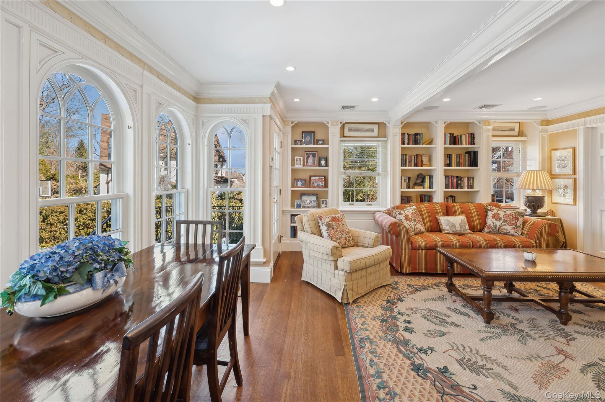 139 Hampshire Road Bronxville, NY 10708 - Photo 10 of 47 a living room with furniture and floor to ceiling windows