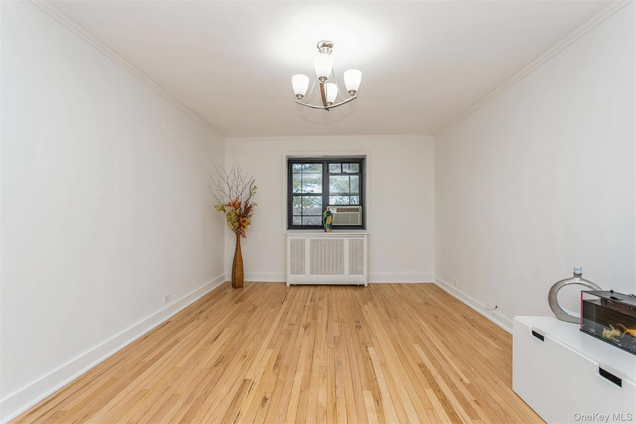 25 Manchester Road, Unit B23 Eastchester, NY 10709 - Photo 5 of 28 wooden floor in an empty room with a window