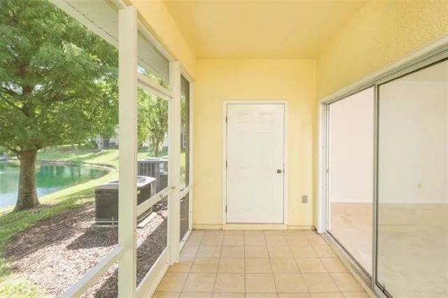 a view of front door and porch