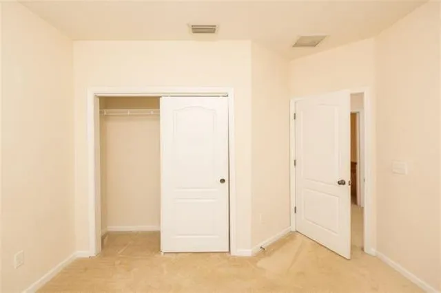 a view of closet area