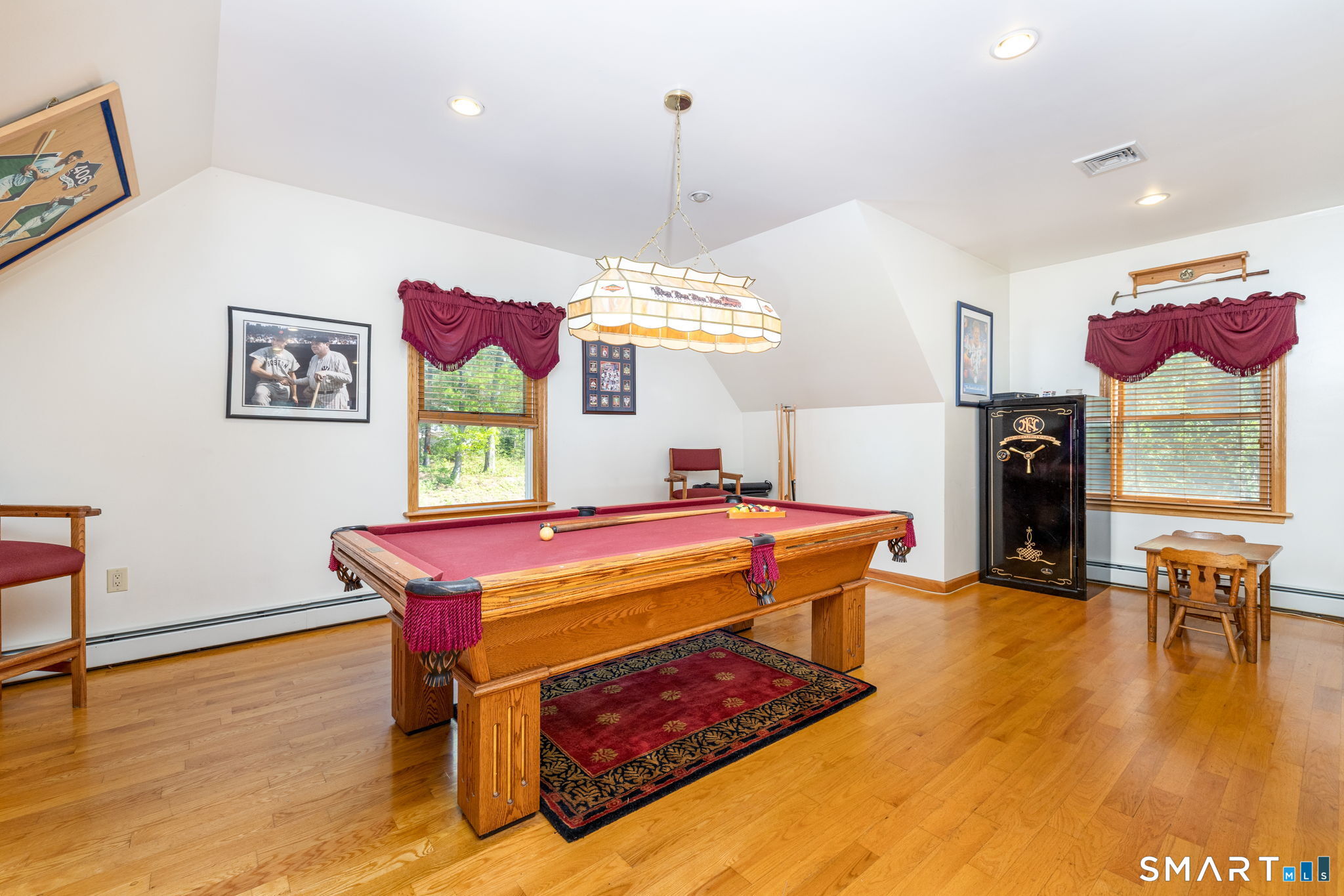 39 Chapman Road Marlborough, CT 06447 - Photo 26 of 40 a room with pool table and windows