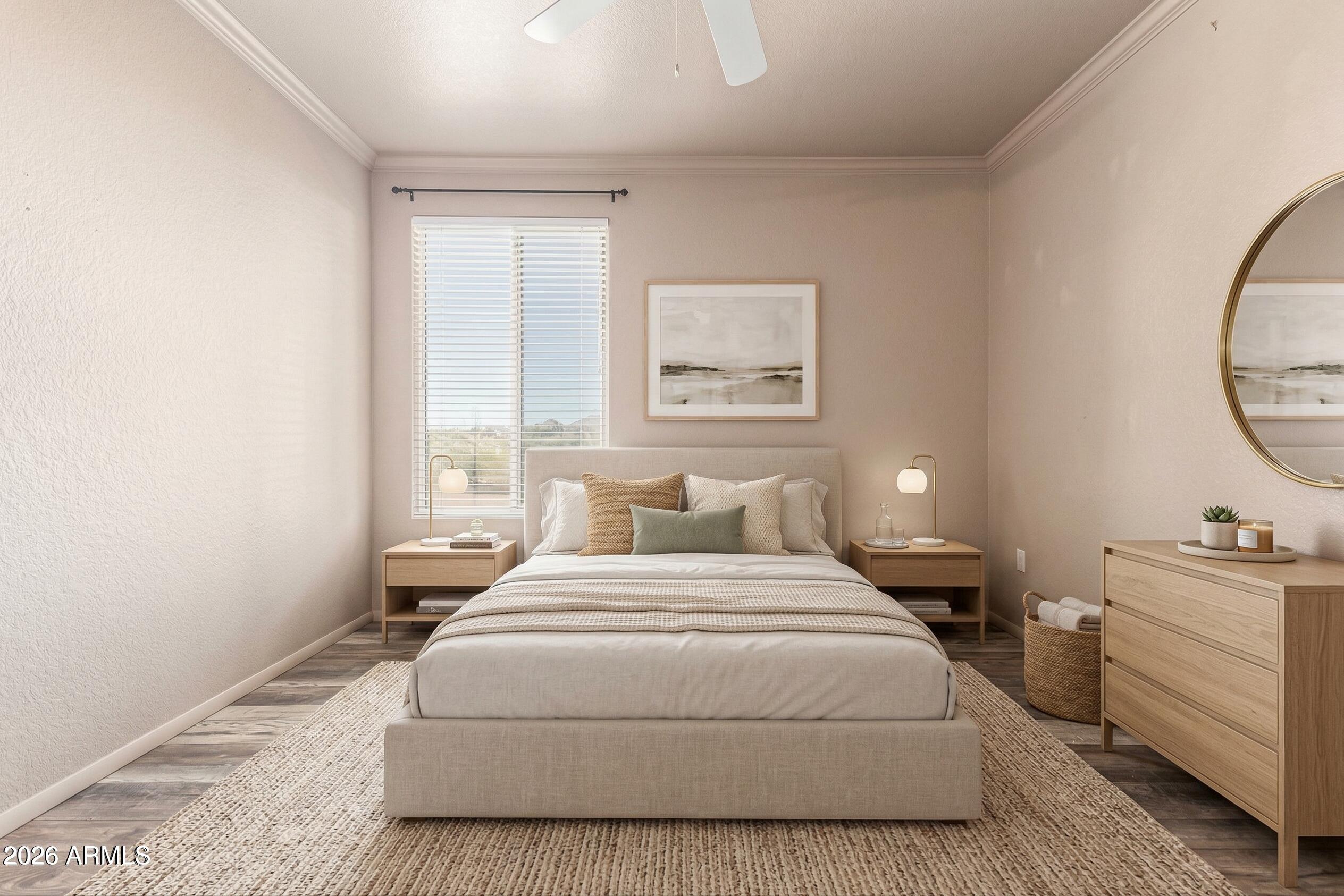 425 West Rio Salado Parkway, Unit 101 Tempe, AZ 85281 - Photo 13 of 32 a bedroom with a bed and a dresser