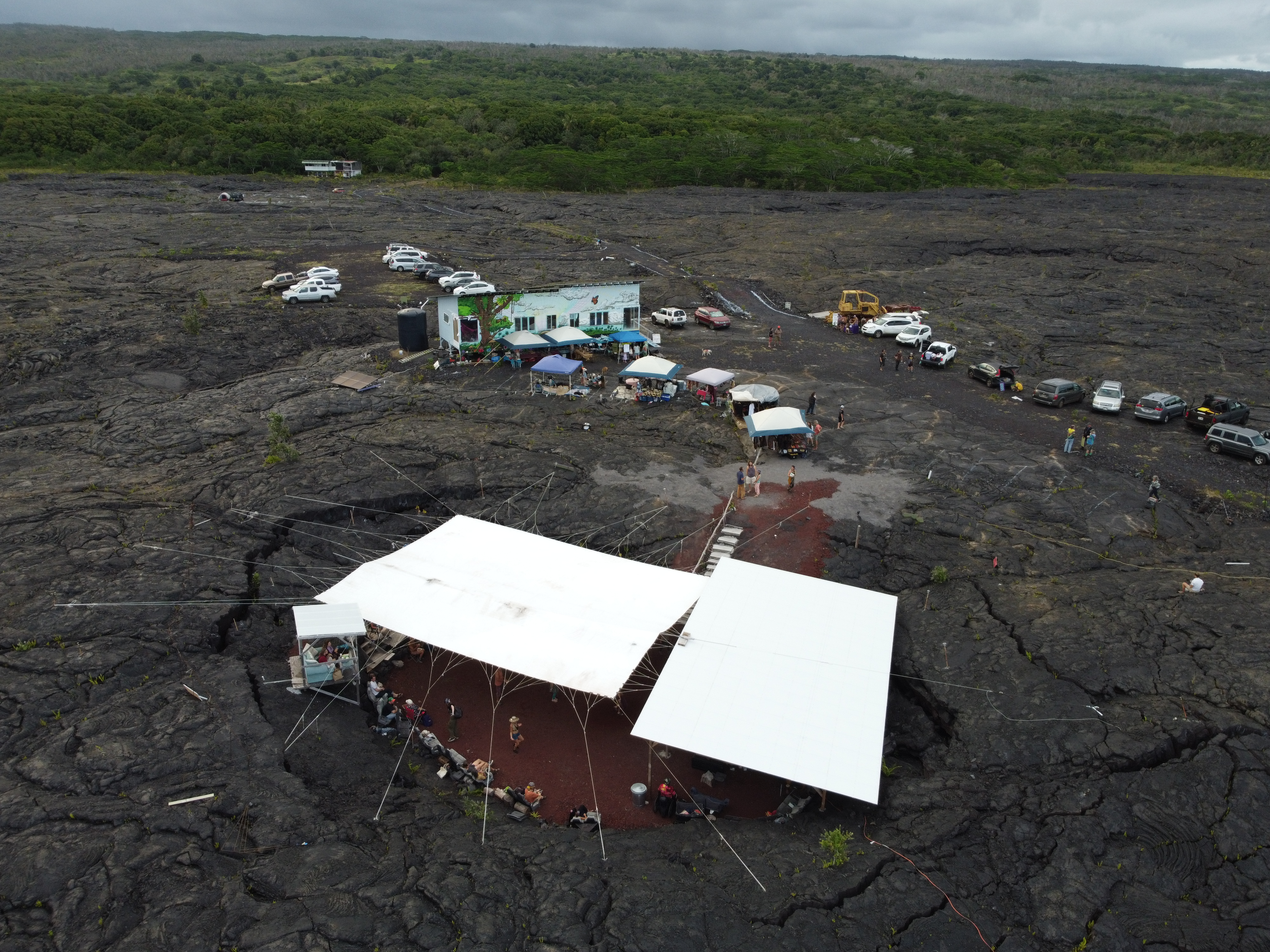 12-4901 Kaimu-Chain Of Craters Road Pahoa, HI 96778 - Photo 2 of 15 a view of a yard with an outdoor space