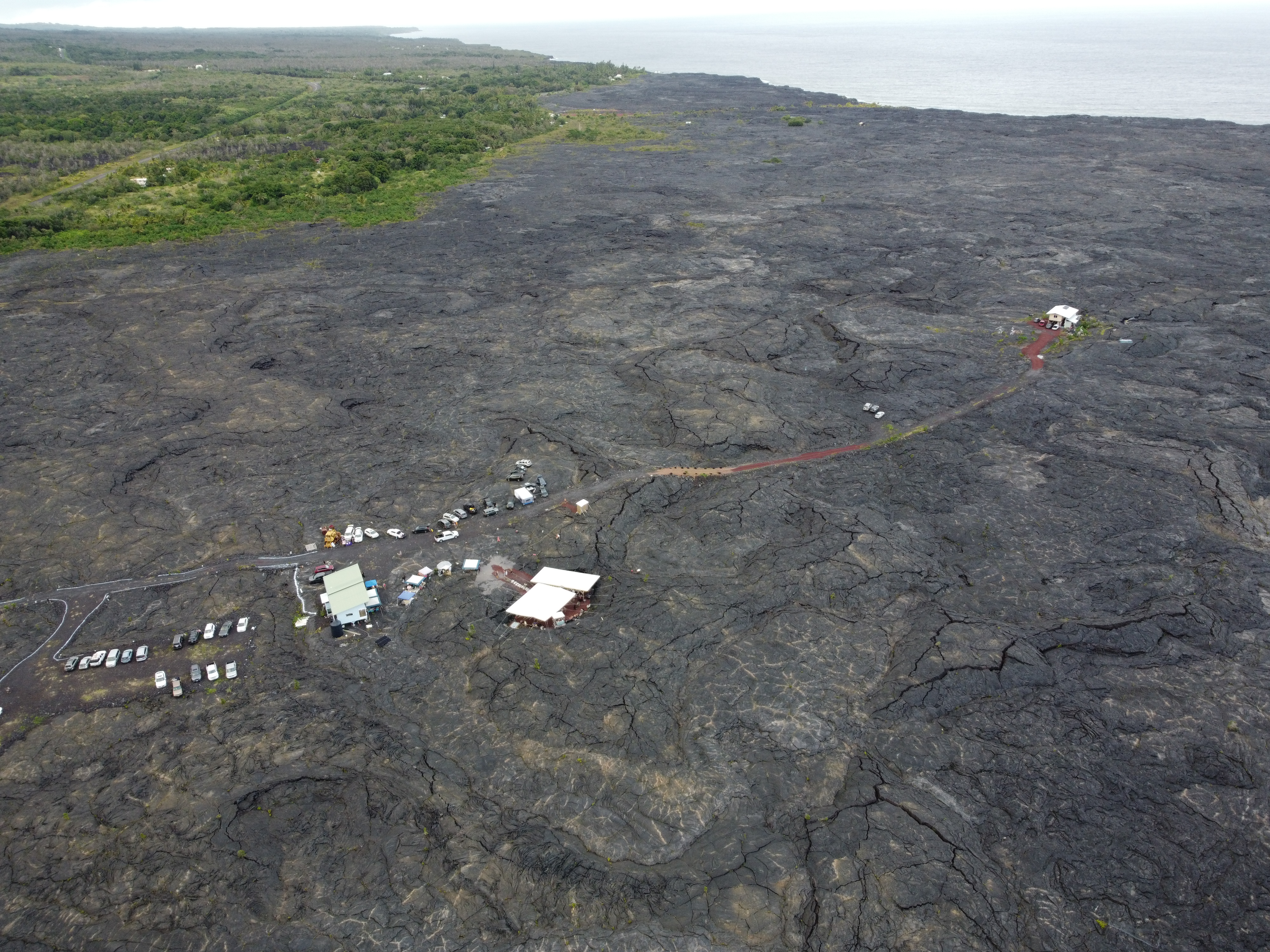 12-4901 Kaimu-Chain Of Craters Road Pahoa, HI 96778 - Photo 3 of 15 a view of an outdoor space with a mountain view