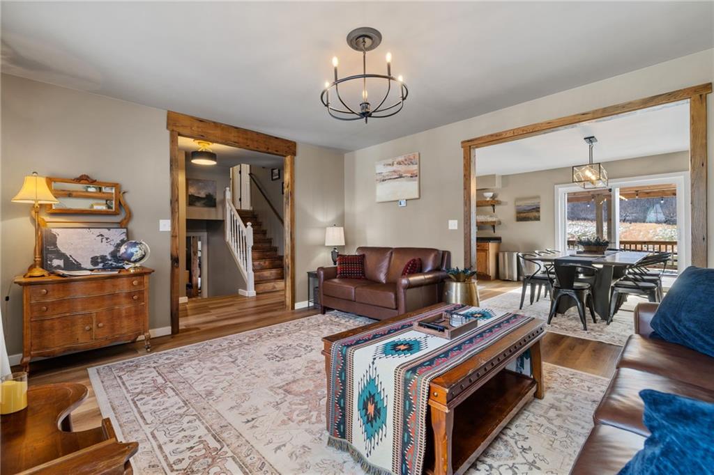 147 Fike Lane Addison, PA 15411 - Photo 25 of 50 a living room with furniture and a dining table