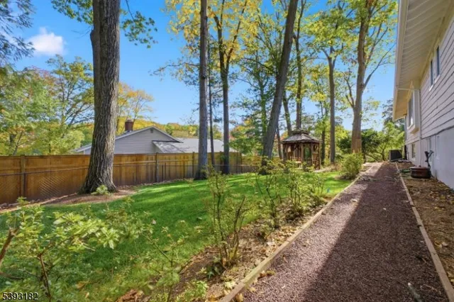 a view of a back yard