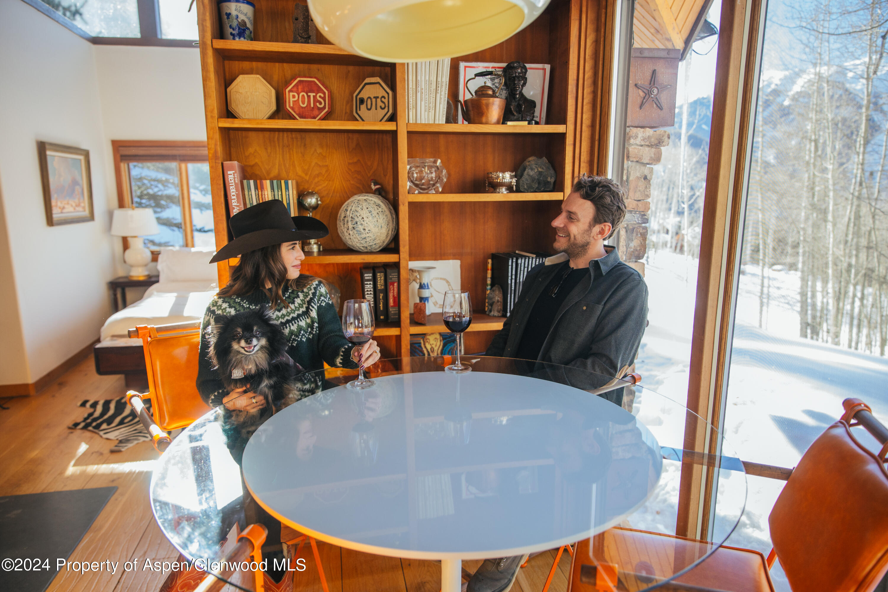 88 S Meadow Aspen, CO 81612 - Photo 12 of 40 a view of a living room with furniture and wooden floor