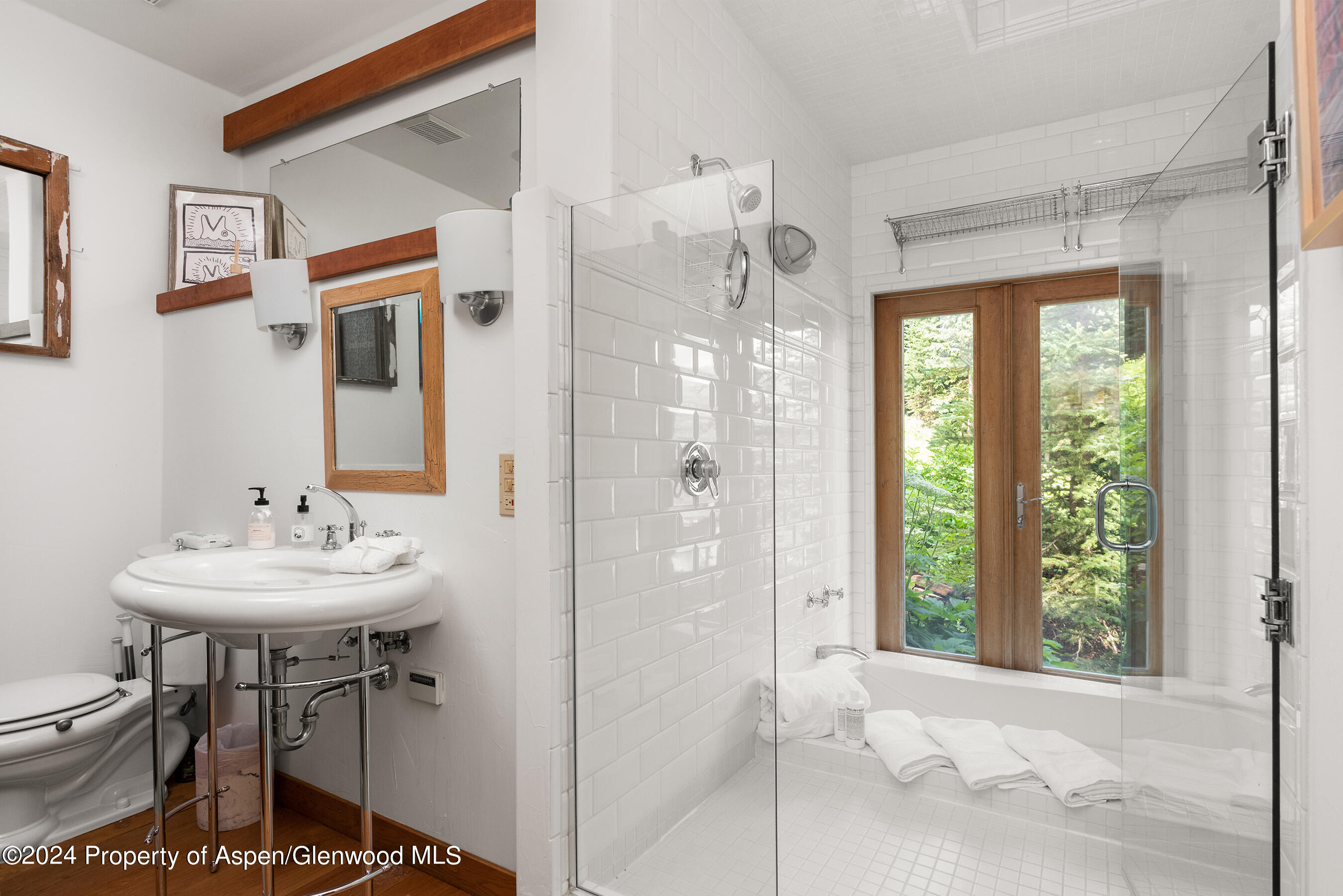 88 S Meadow Aspen, CO 81612 - Photo 39 of 40 a bathroom with a sink and a mirror