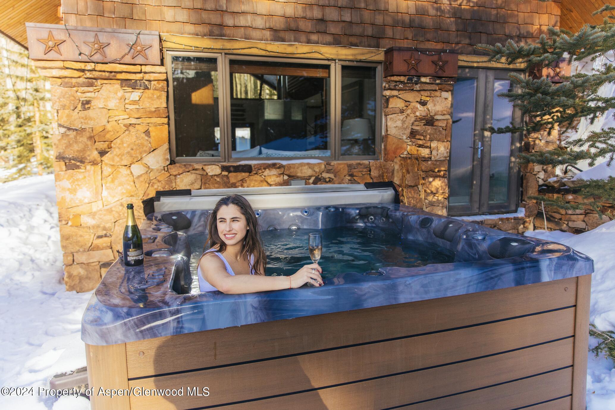 88 S Meadow Aspen, CO 81612 - Photo 9 of 40 a view of a wooden door of the house