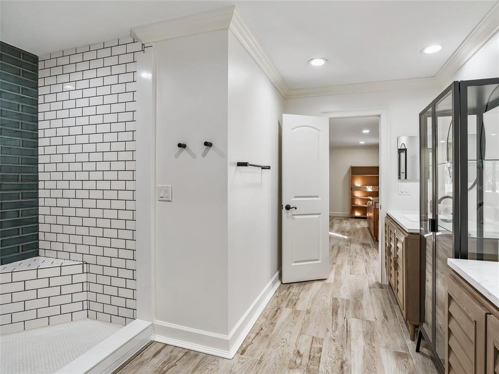 680 Southeast 123rd Street Road Ocala, FL 34480 - Photo 23 of 48 a bathroom with a sink and a shower