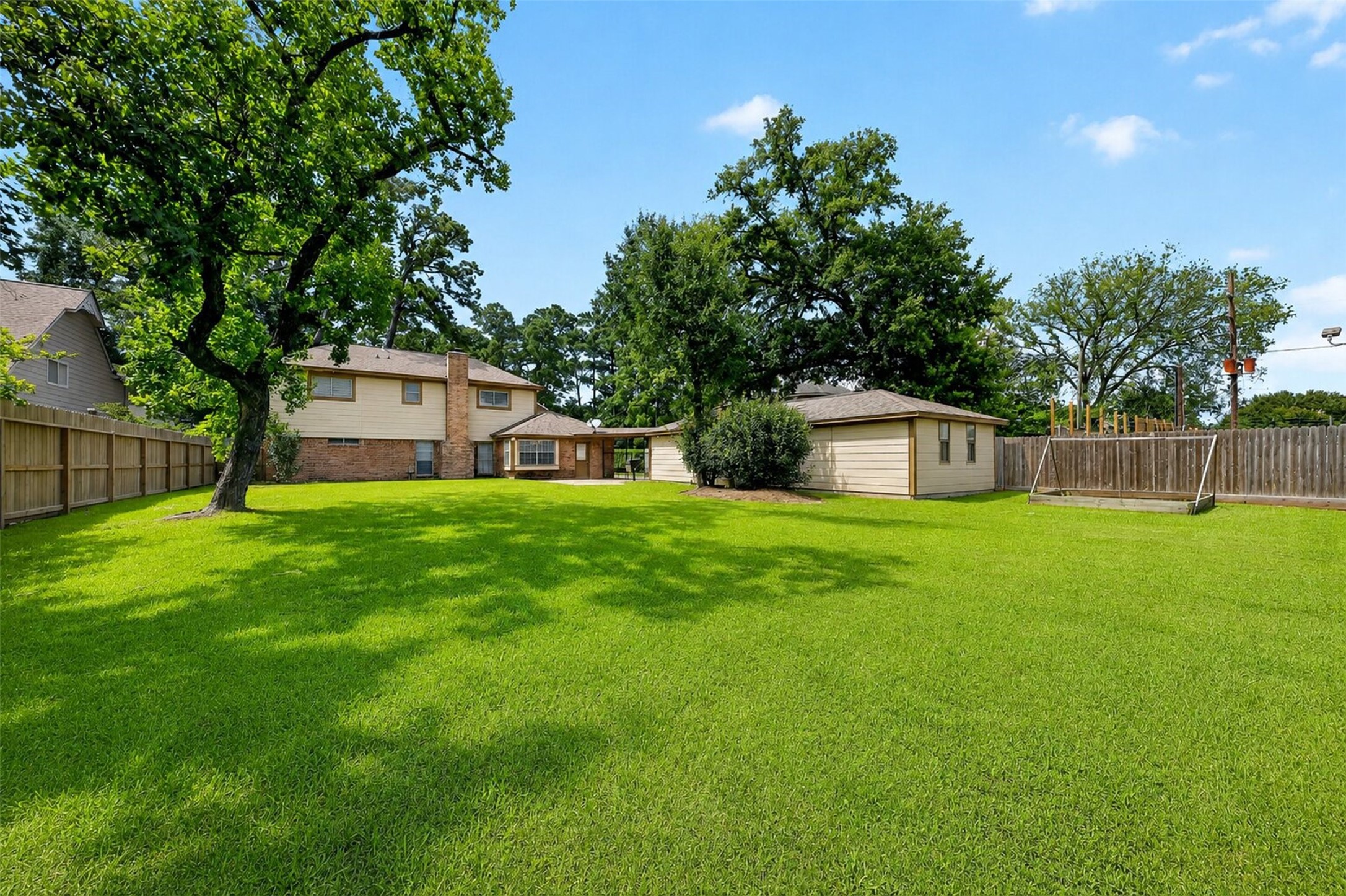 6507 Spring Leaf Drive Spring, TX 77379 - Photo 40 of 50 Fully fenced backyard look at your blank canvas!