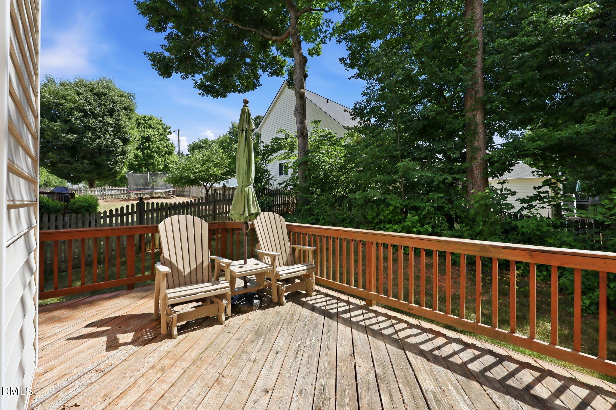9105 Willow Valley Court Raleigh, NC 27617 - Photo 32 of 51 a view of a two chairs on the roof deck