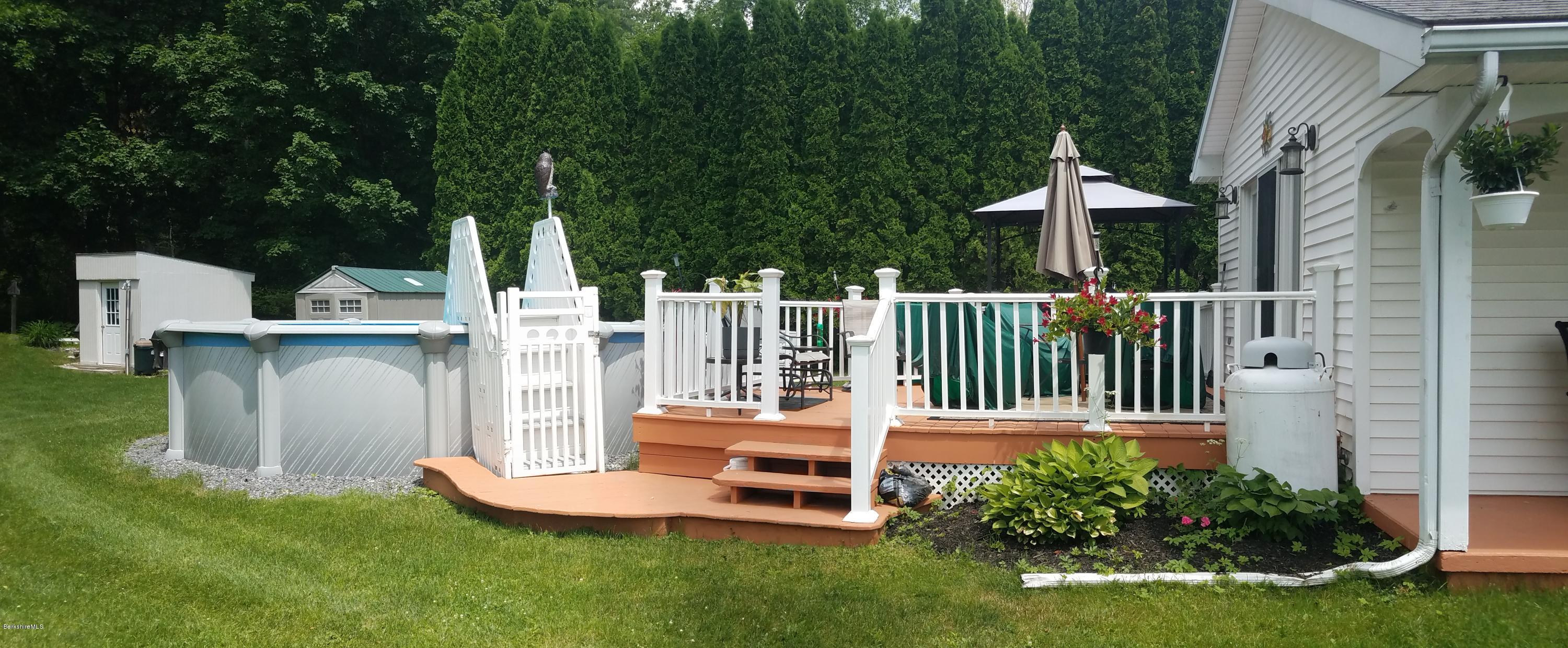 264 Sand Springs Road Williamstown, MA 01267 - Photo 25 of 27 back yard with deck and pool (2)