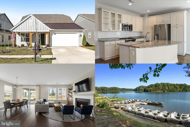 a kitchen with stainless steel appliances granite countertop a stove a refrigerator and a fireplace