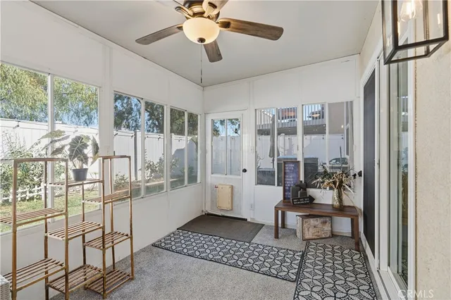 a house view with a garden space