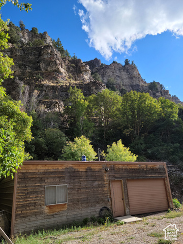 97 East Main Street Stockton, UT 84071 - Photo 28 of 58 View of workshop with mountain backdrop
